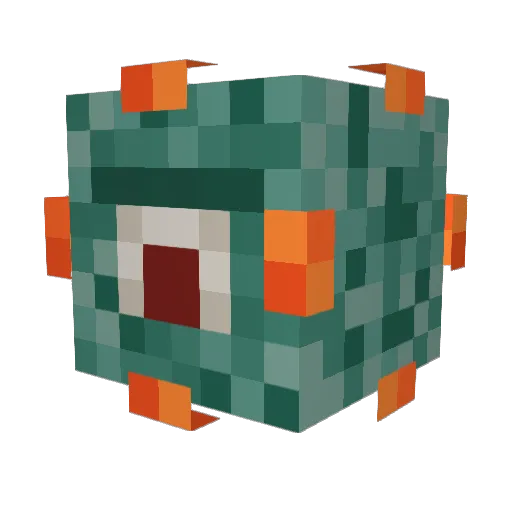 LucPlank Minecraft avatar head, 3D render