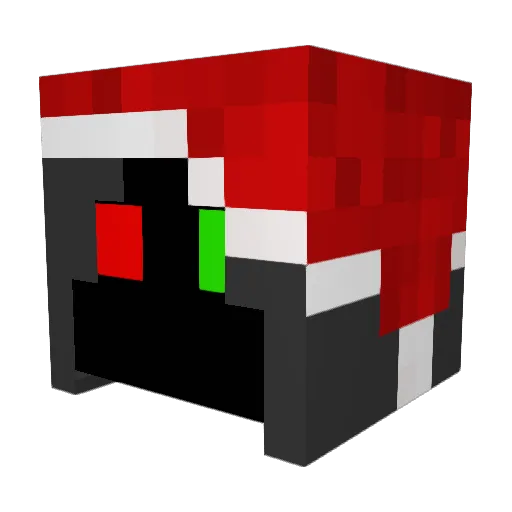 Luc_0 Minecraft avatar head, 3D render