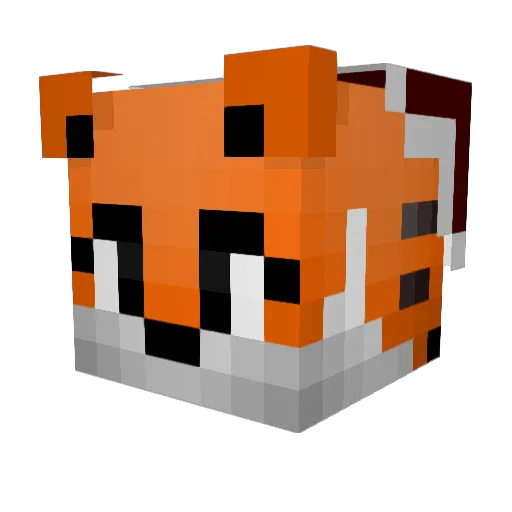 Luca2087 Minecraft avatar head, 3D render