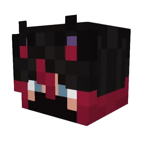 Luca404_VT Minecraft avatar head, 3D render