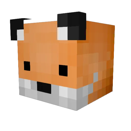 Luca485 Minecraft avatar head, 3D render