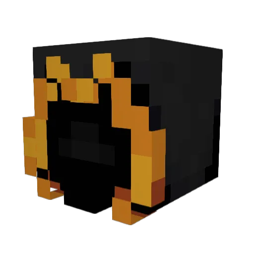 LucaBora Minecraft avatar head, 3D render