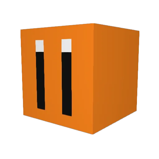 LucaCraft4 Minecraft avatar head, 3D render