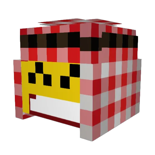 LucaDante03 Minecraft avatar head, 3D render