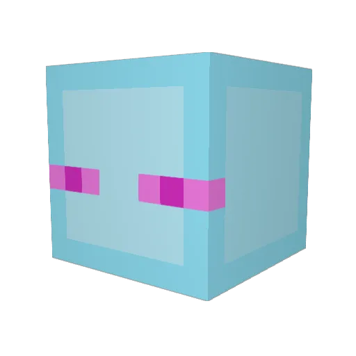 LucaGRONE Minecraft avatar head, 3D render