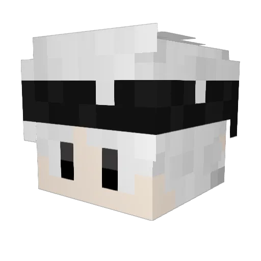 LucaIsEzMal2 Minecraft avatar head, 3D render