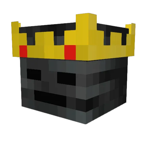 LucaMaid Minecraft avatar head, 3D render