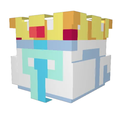 LucaNoe Minecraft avatar head, 3D render