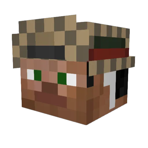 LucaS9206 Minecraft avatar head, 3D render