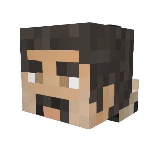 LucaS_715 Minecraft avatar head, 3D render