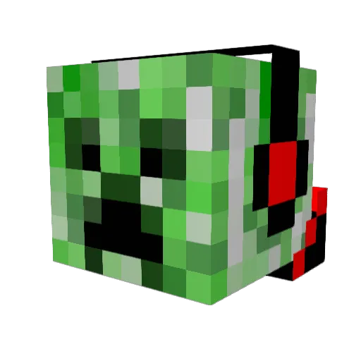 LucaSimonelli Minecraft avatar head, 3D render