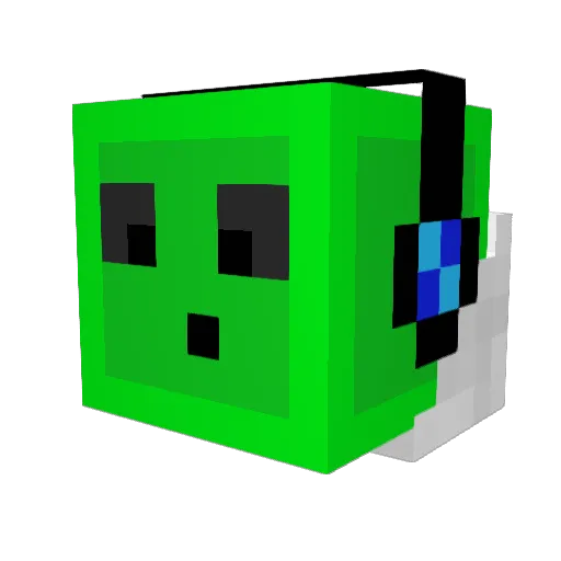 LucaStinlinstik Minecraft avatar head, 3D render