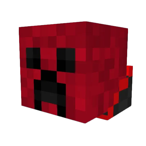 LucaTheAFK Minecraft avatar head, 3D render