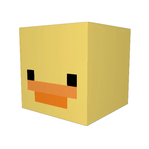 LucaYT2011 Minecraft avatar head, 3D render