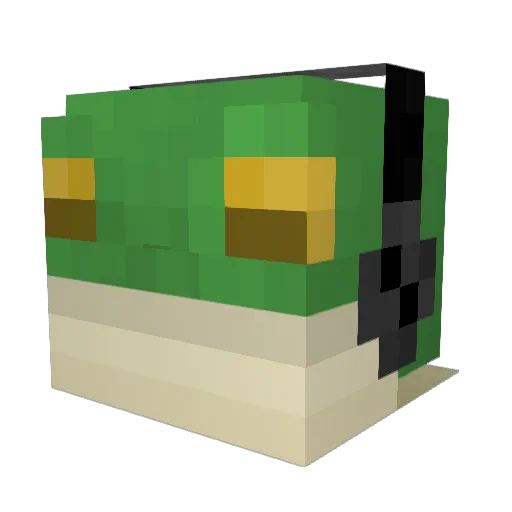 Luca_09 Minecraft avatar head, 3D render