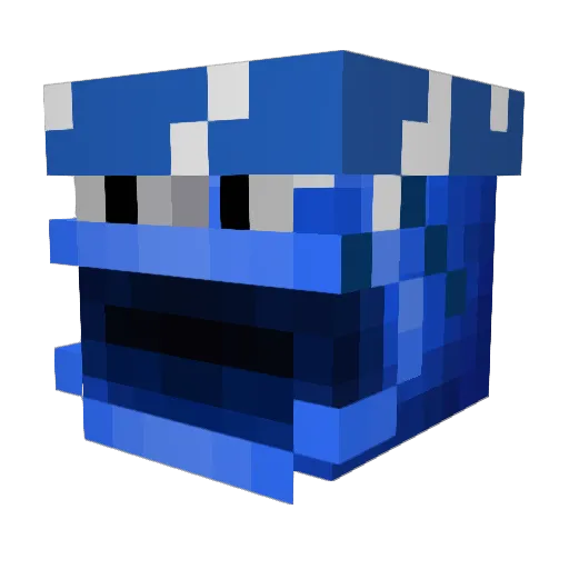 Luca_76 Minecraft avatar head, 3D render