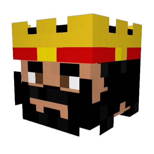 Luca_FZ Minecraft avatar head, 3D render