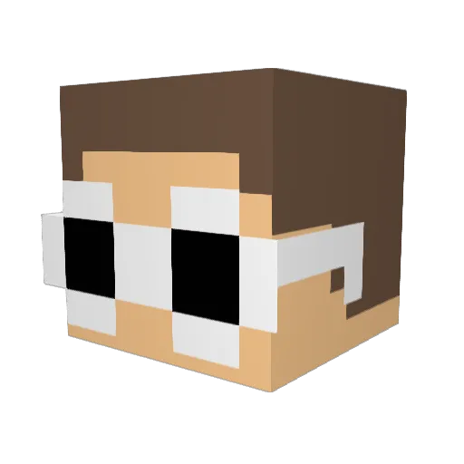 Luca_Skywalker89 Minecraft avatar head, 3D render