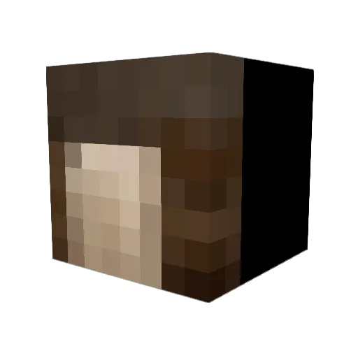 Lucabri Minecraft avatar head, 3D render