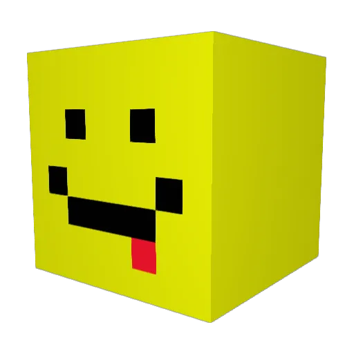 Lucadizz Minecraft avatar head, 3D render
