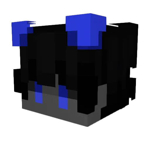 Lucaix13 Minecraft avatar head, 3D render