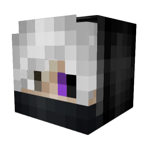 Lucamar99 Minecraft avatar head, 3D render