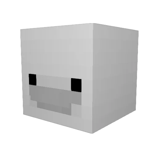 Lucamasseretti Minecraft avatar head, 3D render