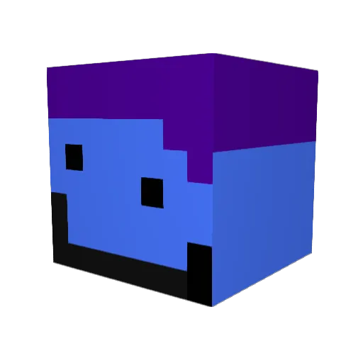 Lucamaster25 Minecraft avatar head, 3D render