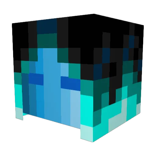 Lucamon1 Minecraft avatar head, 3D render