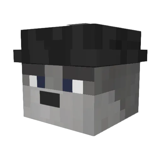 Lucano_cl Minecraft avatar head, 3D render