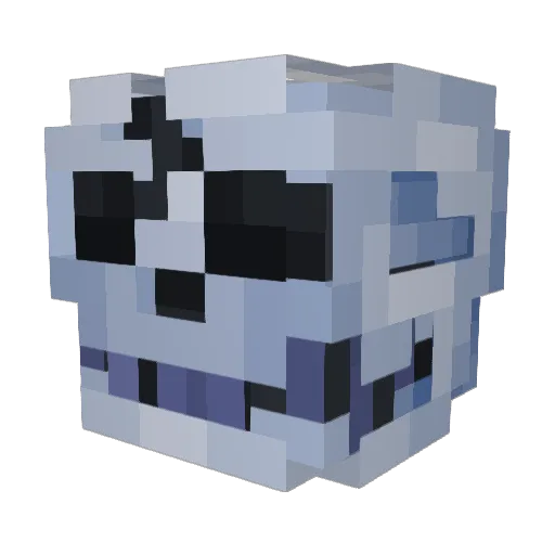 Lucarium124 Minecraft avatar head, 3D render