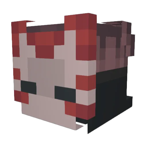 Lucarix02 Minecraft avatar head, 3D render