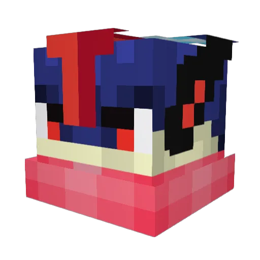 Lucas16175 Minecraft avatar head, 3D render