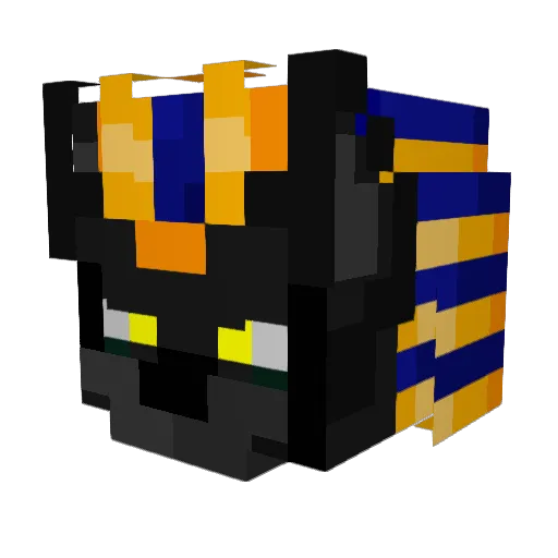 Lucas3144 Minecraft avatar head, 3D render