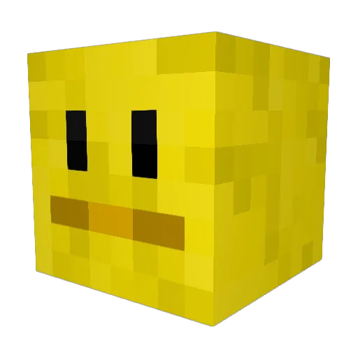 Lucas5Sonic Minecraft avatar head, 3D render