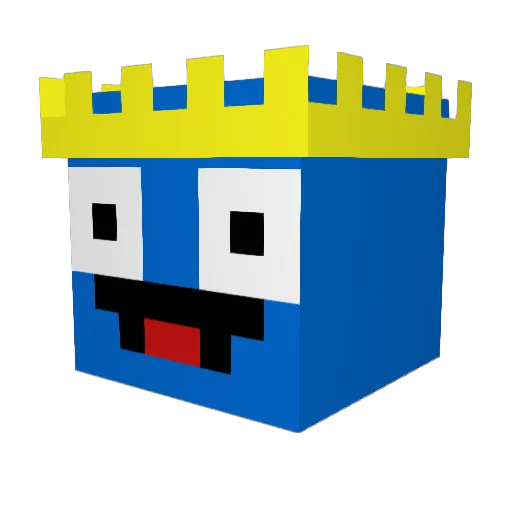Lucas6682 Minecraft avatar head, 3D render