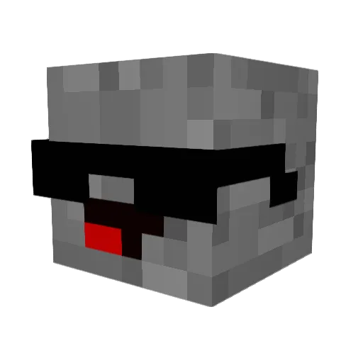 Lucas98m Minecraft avatar head, 3D render