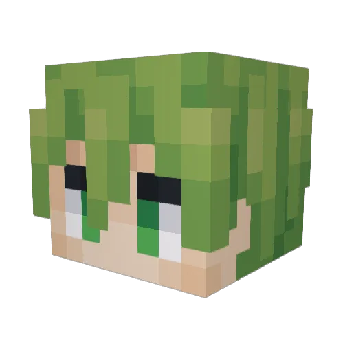Lucas9994 Minecraft avatar head, 3D render