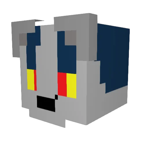 LucasBB2011 Minecraft avatar head, 3D render
