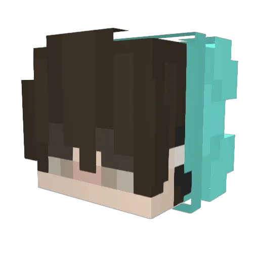 LucasBMC20 Minecraft avatar head, 3D render