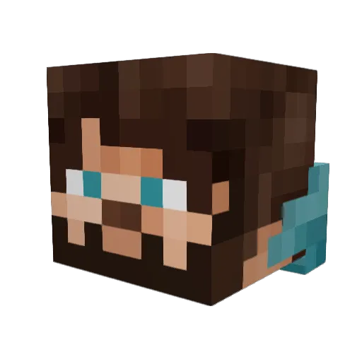 LucasBazoocus Minecraft avatar head, 3D render