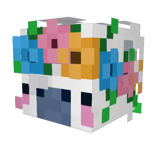 LucasCartoons Minecraft avatar head, 3D render