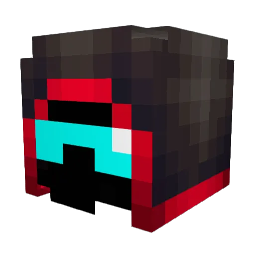 LucasCrime Minecraft avatar head, 3D render