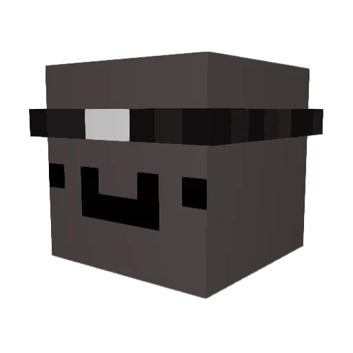 LucasDS9 Minecraft avatar head, 3D render