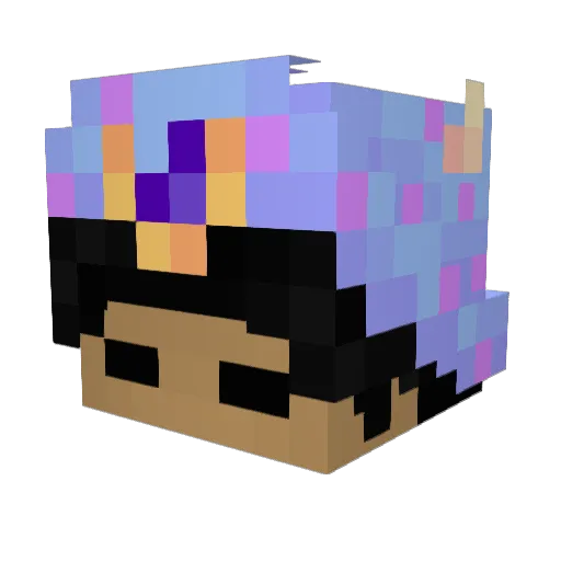 LucasDeWano Minecraft avatar head, 3D render