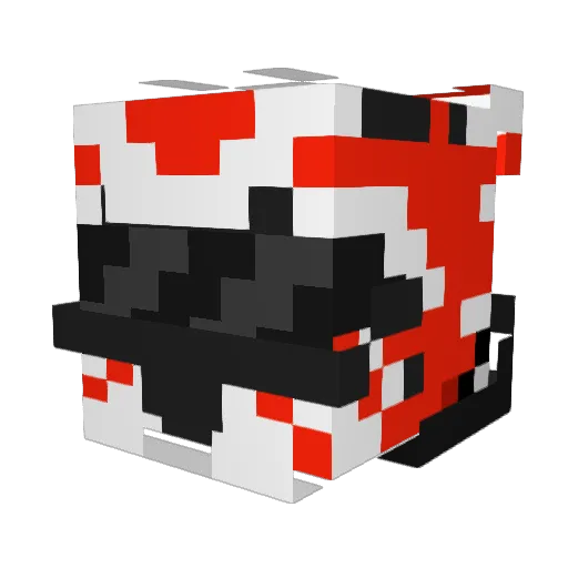 LucasDesigns Minecraft avatar head, 3D render