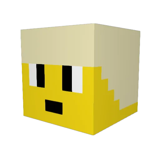 LucasGG112 Minecraft avatar head, 3D render