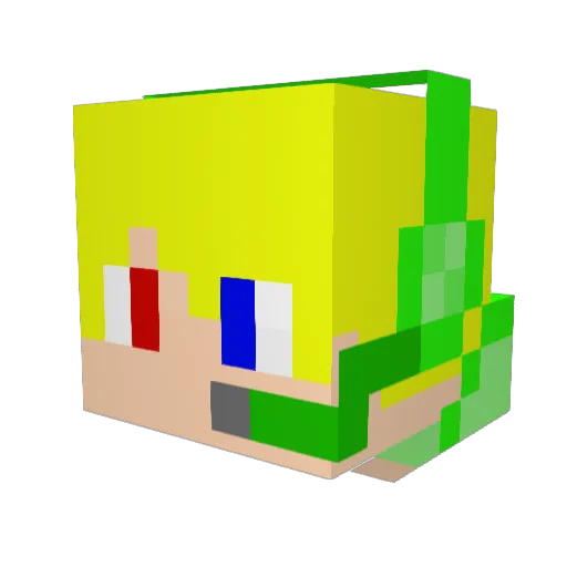 LucasGamer16326 Minecraft avatar head, 3D render