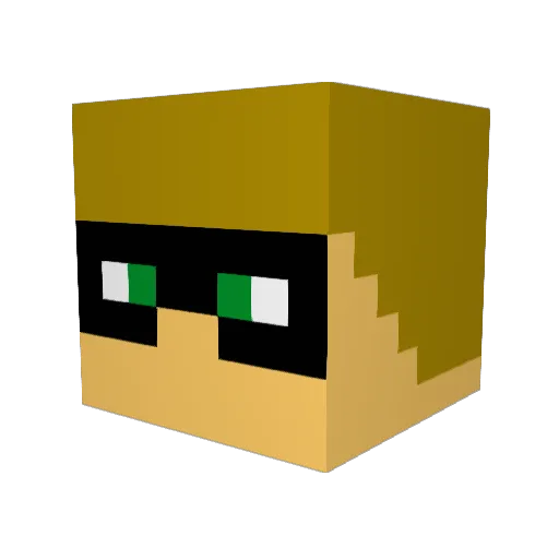 LucasGamerXP Minecraft avatar head, 3D render