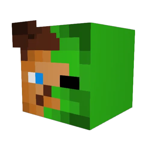 LucasH2311 Minecraft avatar head, 3D render